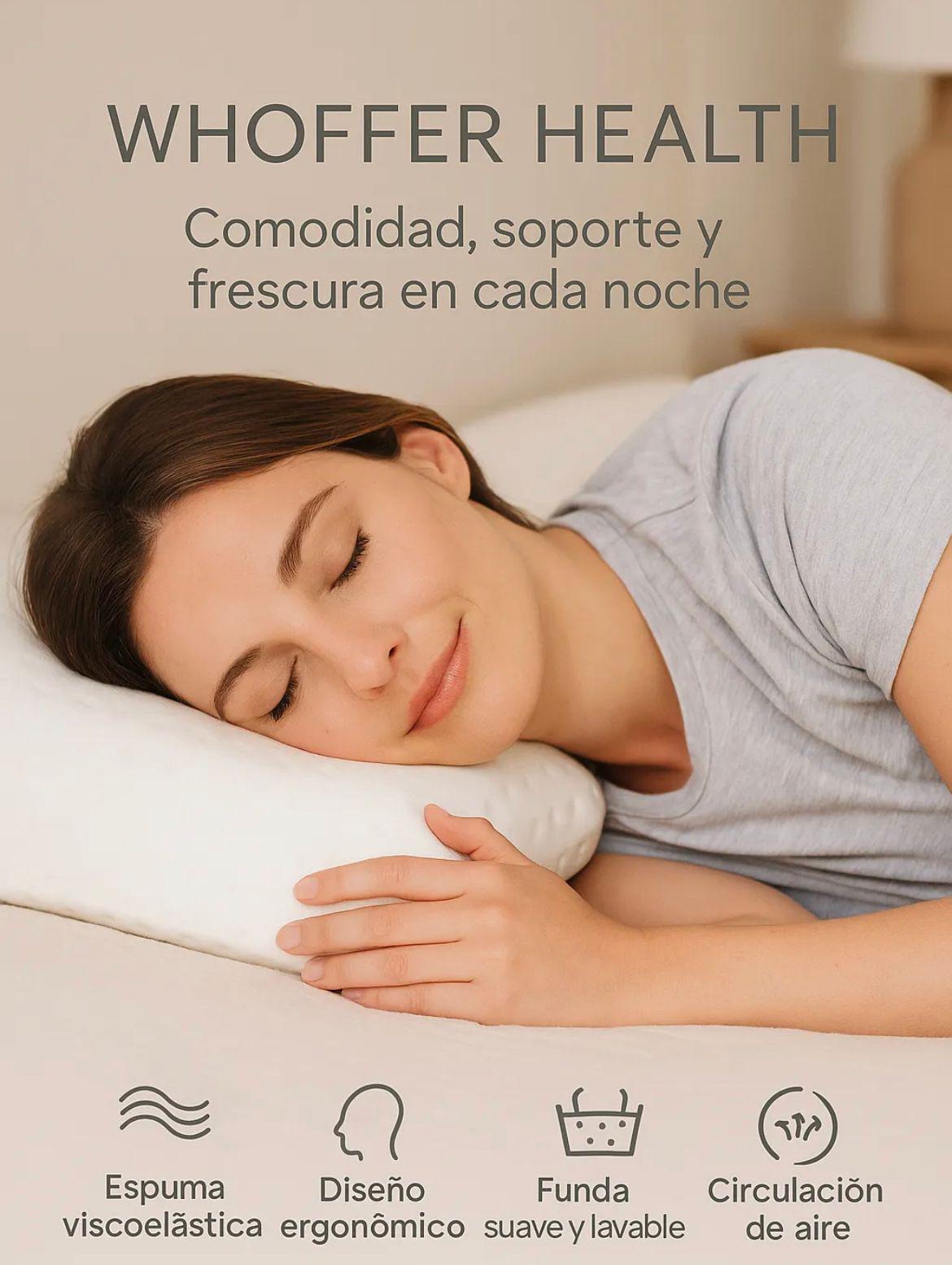 💤 Sistema de Descanso Pro-Cervical™: Pack Almohada + Cojín de Piernas
