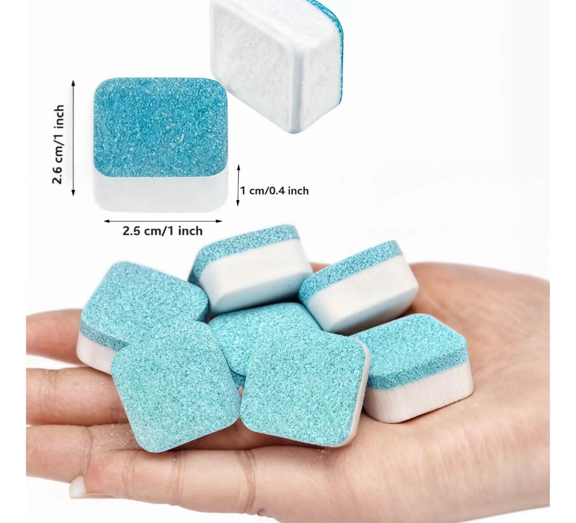 DeepClean Pro™: Pastillas Efervescentes de Limpieza Profunda y Descalcificación Total para Lavadoras (Pack de 12 Unidades)