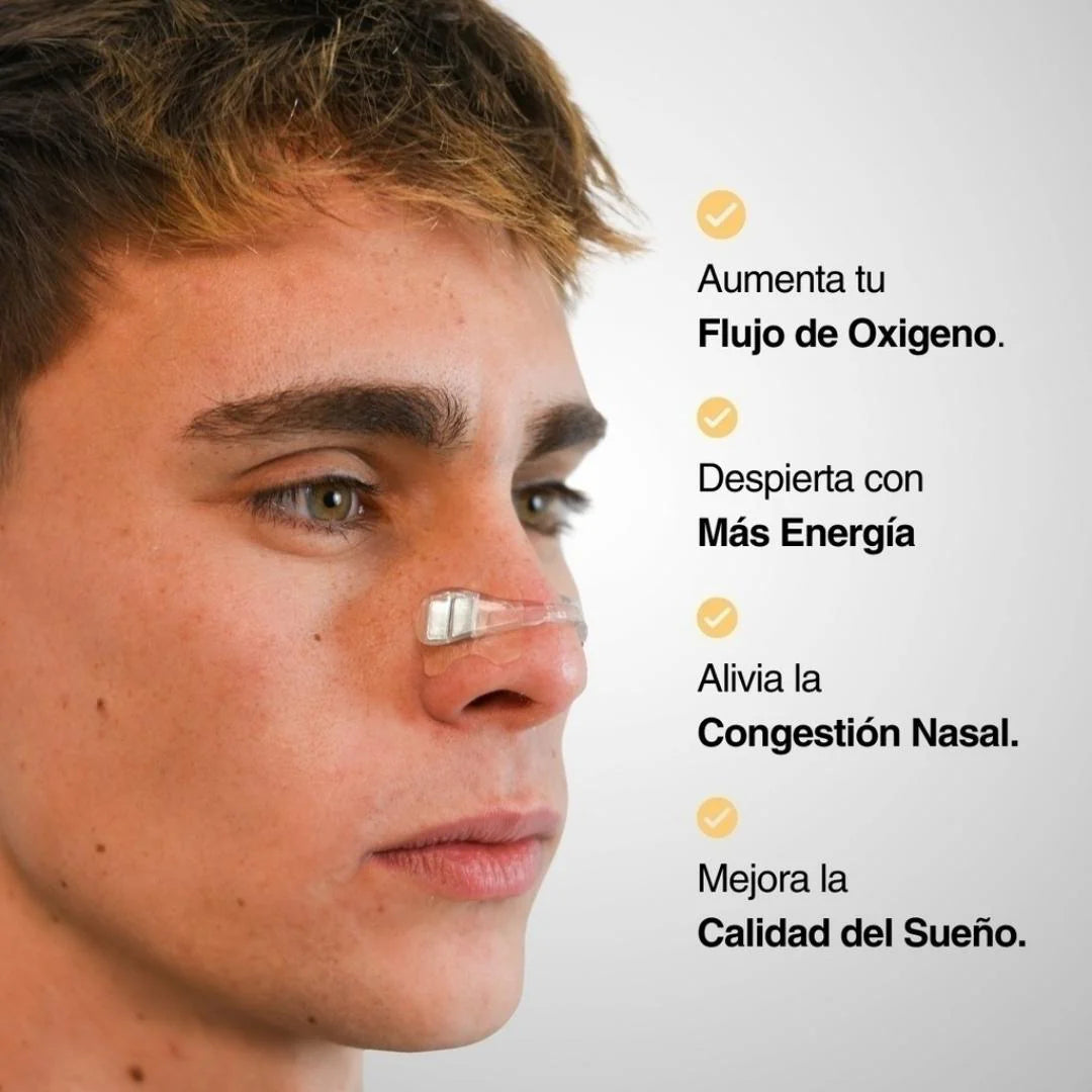 TIRAS NASALES MAGNETICAS ANTIRONQUIDOS