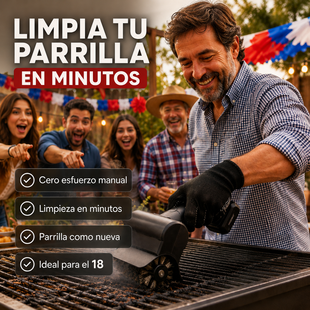 BrushTech X - Tu Parrilla Impecable en Minutos