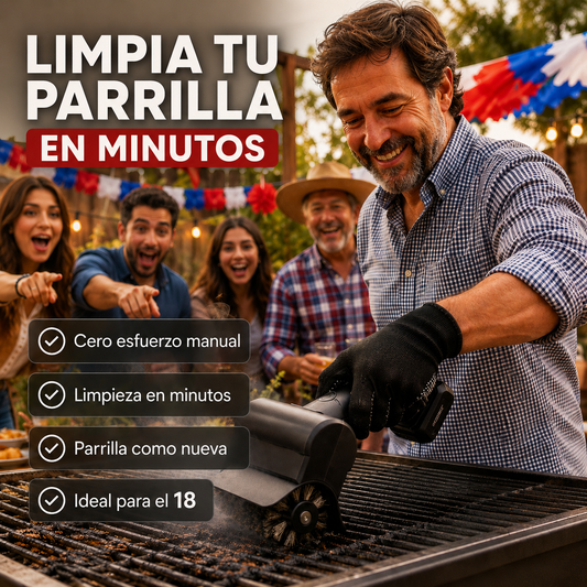 BrushTech X - Tu Parrilla Impecable en Minutos