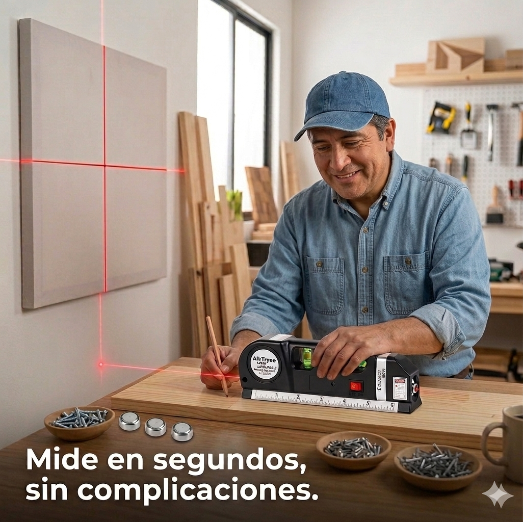 Nivel Pro 4 en 1 — Alinea tu hogar