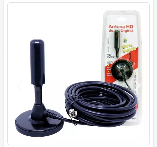 Antena Digital HDTV Pro 4K - Amplificador de Alta Ganancia 30dBi. (Alcance 300 km)