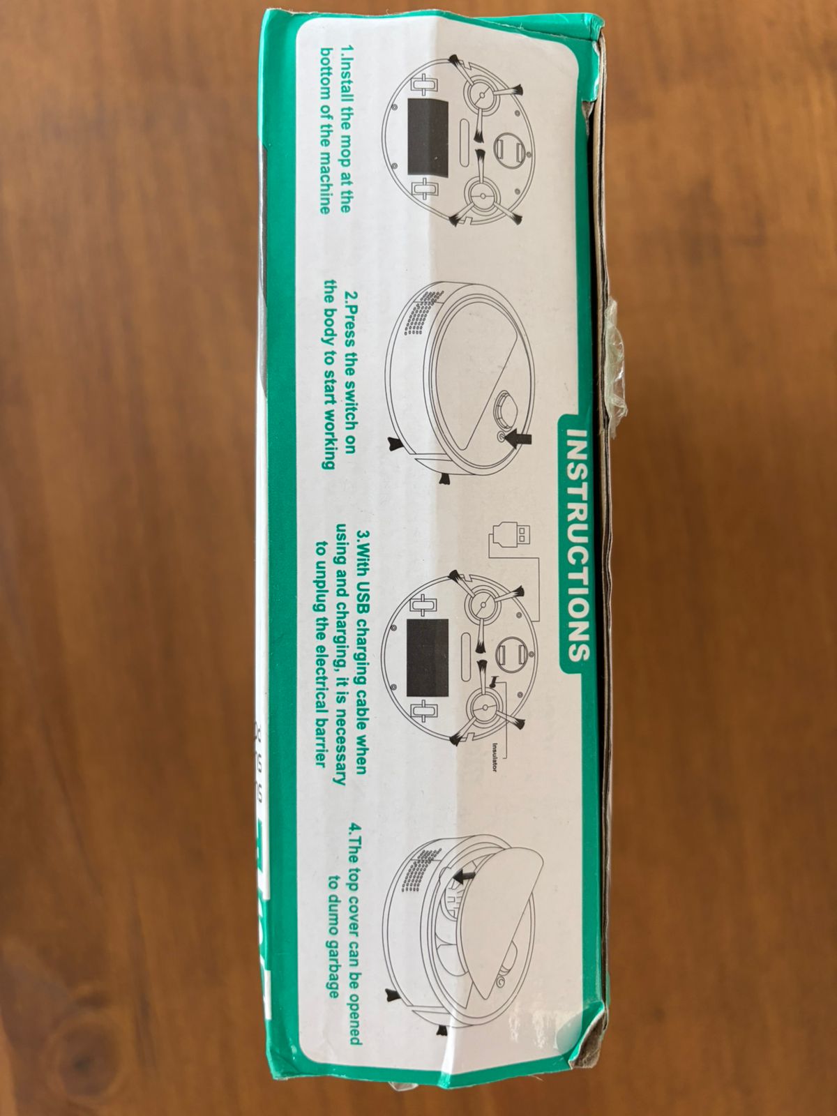 Aspiradora Robot Smart sweep - Sistema 2 en 1: Barre y aspira