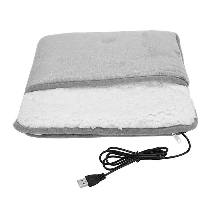 Calentador de Pies Eléctrico USB Premium: Olvídate de los Pies Congelados este Invierno
